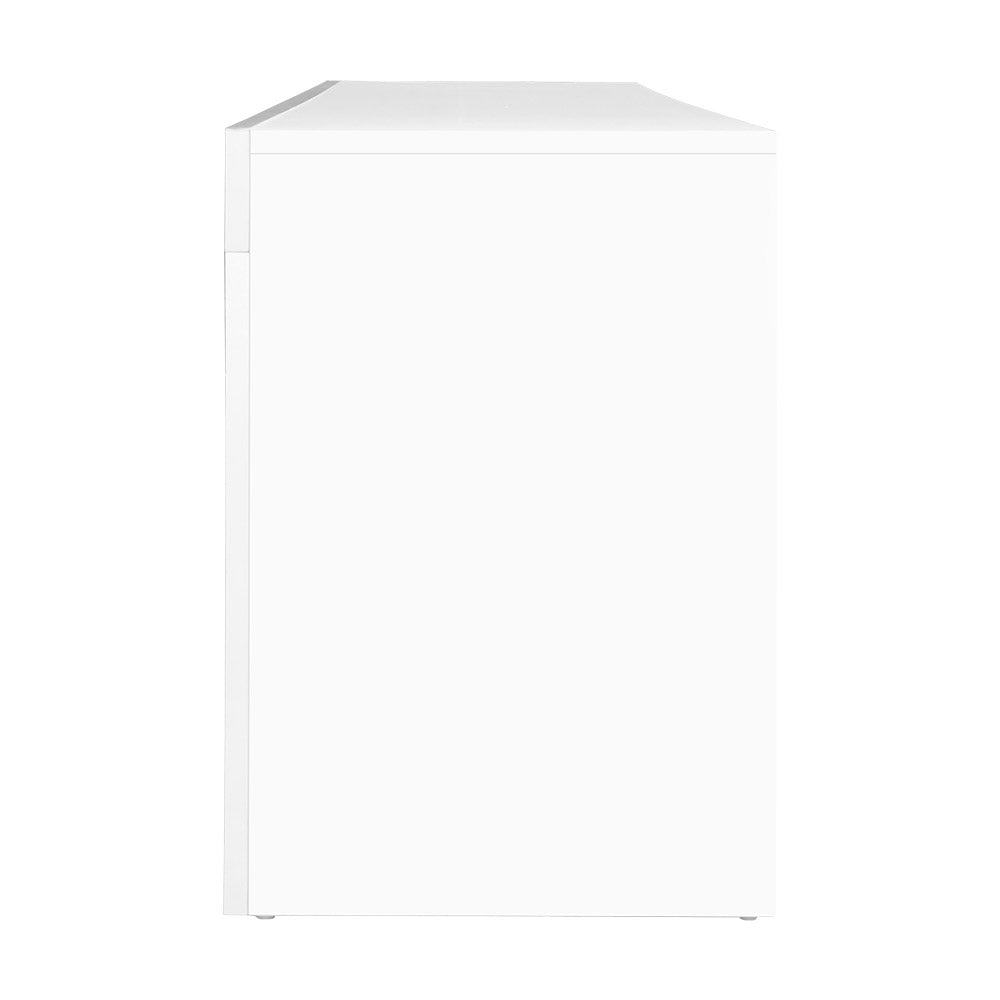 180cm Gloss White LED TV Cabinet / Entertainment Unit - FREE SHIPPING