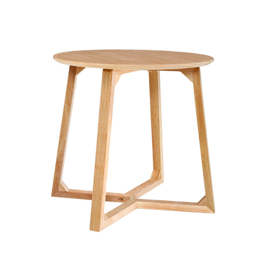 Round Wooden Bedside Table or Coffee Table 60cm - FREE SHIPPING
